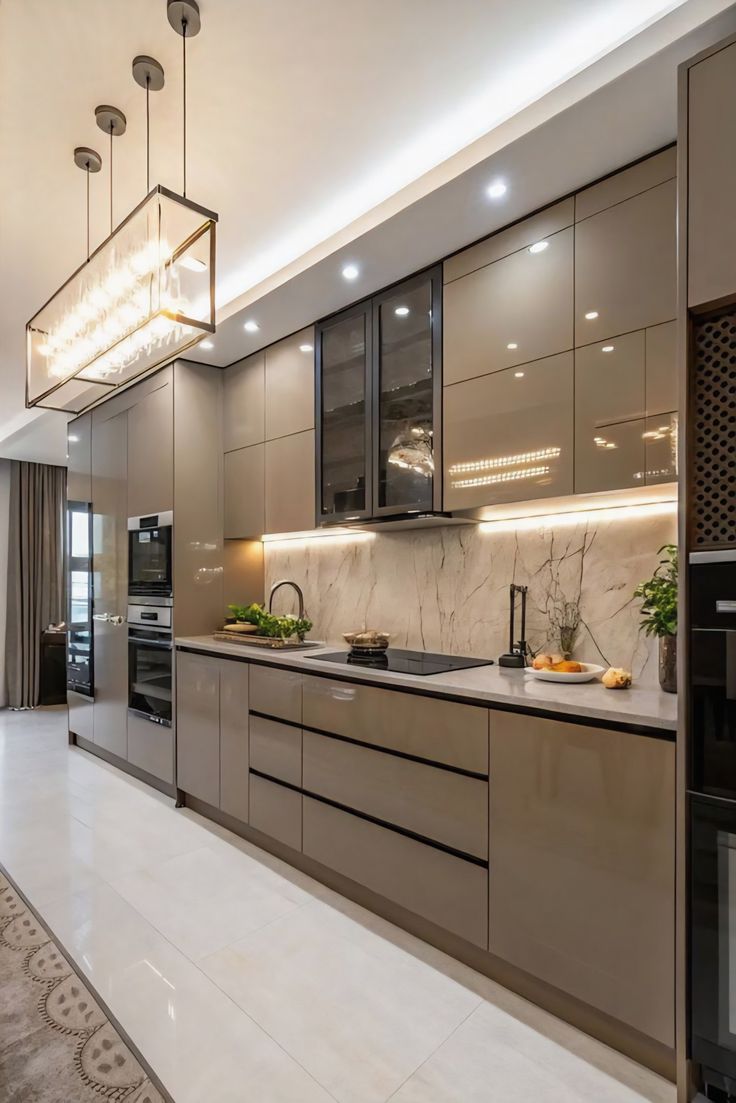 Tủ bếp hiện đại thực tế